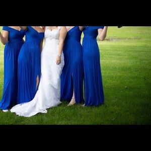 Royal Blue Formal Dress 🦋